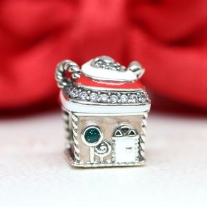 Pandora Sterling Silver Festive Gingerbread House Bead 792363C01